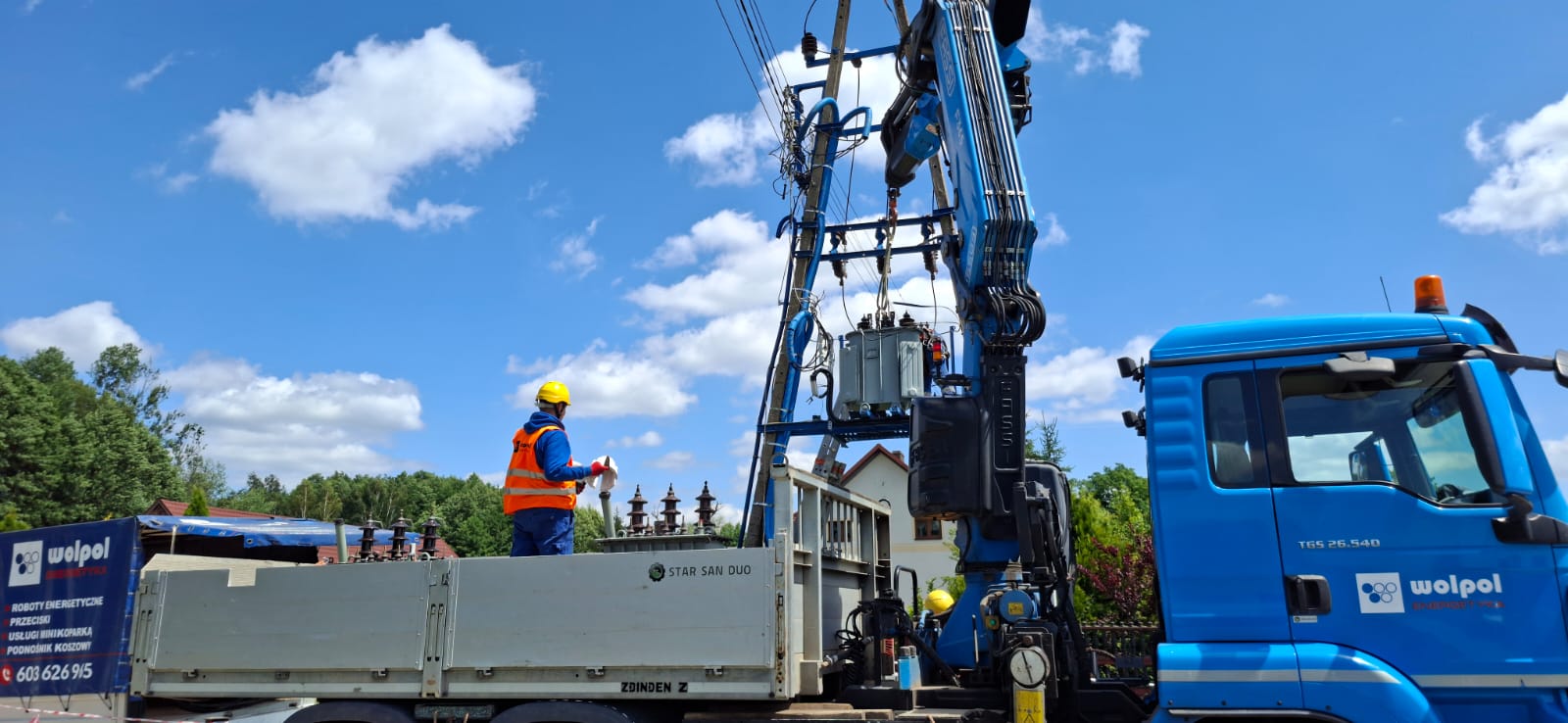 Prace elektroenergetyczne wykonywane przez WOLPOL Energetyka
